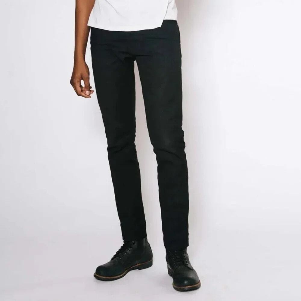 Imogene + Willie Charlie Black Selvedge Rigid Denim Jeans Men Slim Fit Sz 31 🖤